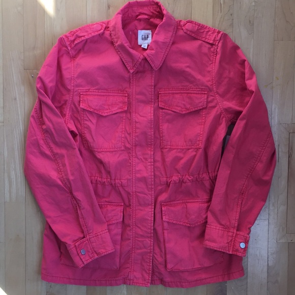 NWT Tall GAP field utility jacket spring medium MT tall - Picture 2 of 13